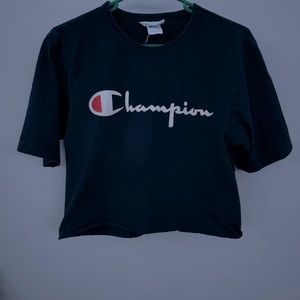Vintage champion crop top